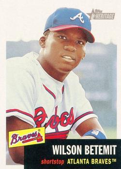 #378 Wilson Betemit - Atlanta Braves - 2002 Topps Heritage Baseball