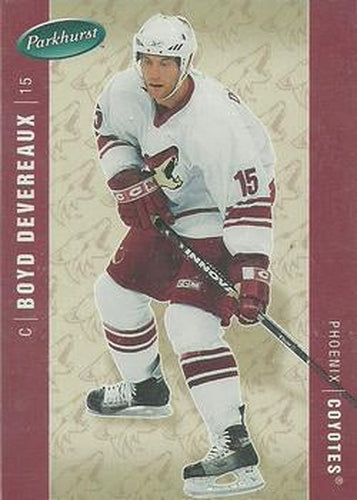 #378 Boyd Devereaux - Phoenix Coyotes - 2005-06 Parkhurst Hockey