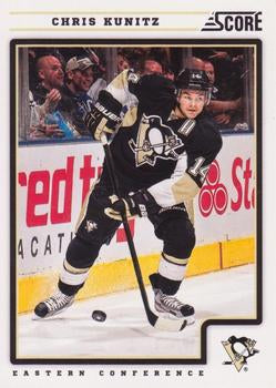 #378 Chris Kunitz - Pittsburgh Penguins - 2012-13 Score Hockey