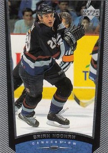#378 Brian Noonan - Vancouver Canucks - 1998-99 Upper Deck Hockey