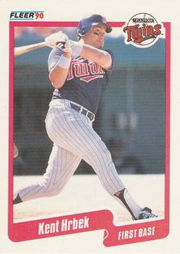 #378 Kent Hrbek - Minnesota Twins - 1990 Fleer USA Baseball
