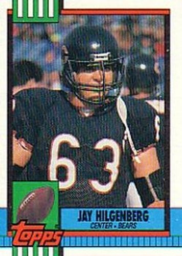 #378 Jay Hilgenberg - Chicago Bears - 1990 Topps Football