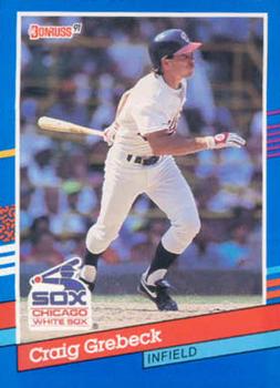#378 Craig Grebeck - Chicago White Sox - 1991 Donruss Baseball