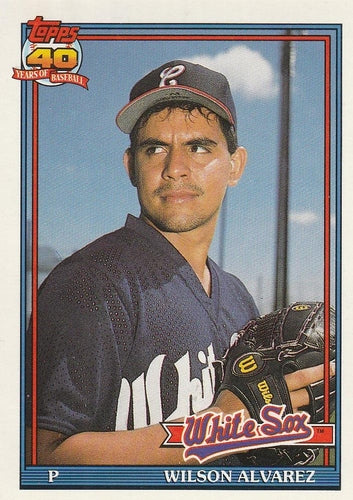 #378 Wilson Alvarez - Chicago White Sox - 1991 O-Pee-Chee Baseball