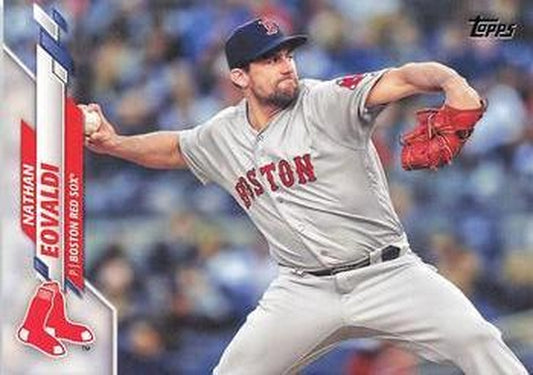 #378 Nathan Eovaldi - Boston Red Sox - 2020 Topps Baseball