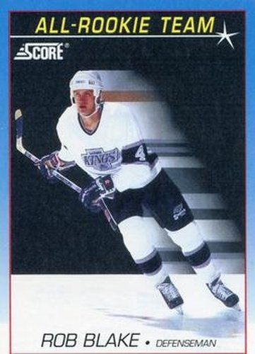 #379 Rob Blake - Los Angeles Kings - 1991-92 Score Canadian Hockey