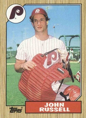 #379 John Russell - Philadelphia Phillies - 1987 Topps Baseball