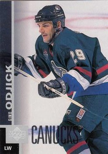 #379 Gino Odjick - Vancouver Canucks - 1997-98 Upper Deck Hockey