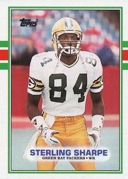 #379 Sterling Sharpe - Green Bay Packers - 1989 Topps Football