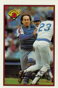 #379 Gary Carter - New York Mets - 1989 Bowman Baseball
