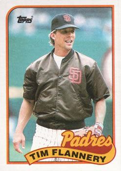 #379 Tim Flannery - San Diego Padres - 1989 Topps Baseball