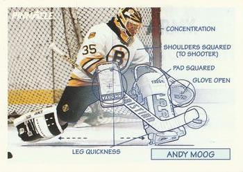 #379 Andy Moog - Boston Bruins - 1991-92 Pinnacle Hockey