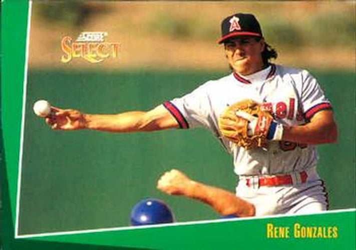 #379 Rene Gonzales - California Angels - 1993 Select Baseball