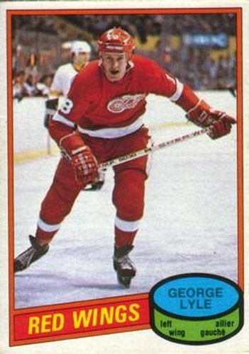 #379 George Lyle - Detroit Red Wings - 1980-81 O-Pee-Chee Hockey