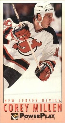 #379 Corey Millen - New Jersey Devils - 1993-94 Fleer PowerPlay Hockey