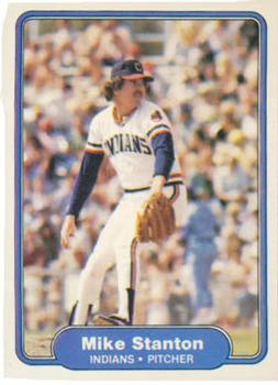 #379 Mike Stanton - Cleveland Indians - 1982 Fleer Baseball