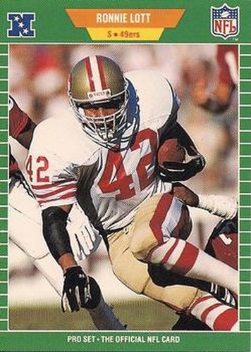#379 Ronnie Lott - San Francisco 49ers - 1989 Pro Set Football