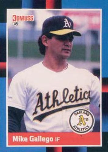 #379 Mike Gallego - Oakland Athletics - 1988 Donruss Baseball