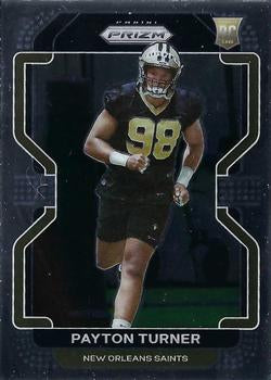 #379 Payton Turner - New Orleans Saints - 2021 Panini Prizm Football
