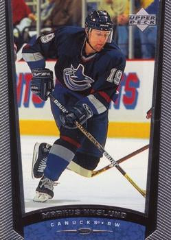 #379 Markus Naslund - Vancouver Canucks - 1998-99 Upper Deck Hockey