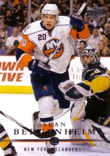 #379 Sean Bergenheim - New York Islanders - 2008-09 Upper Deck Hockey