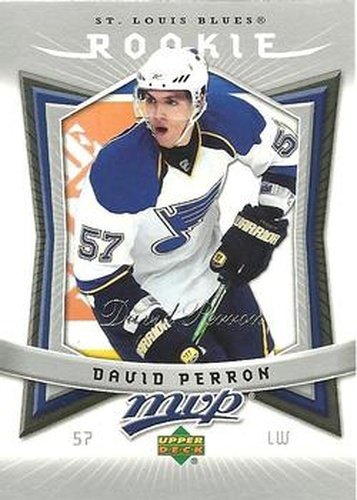 #379 David Perron - St. Louis Blues - 2007-08 Upper Deck MVP Hockey