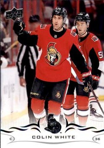 #379 Colin White - Ottawa Senators - 2018-19 Upper Deck Hockey