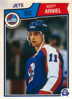 #379 Scott Arniel - Winnipeg Jets - 1983-84 O-Pee-Chee Hockey