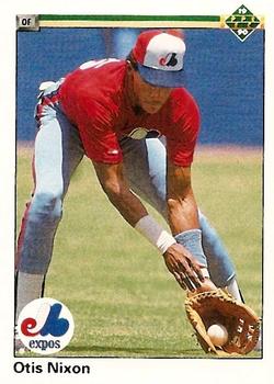 #379 Otis Nixon - Montreal Expos - 1990 Upper Deck Baseball