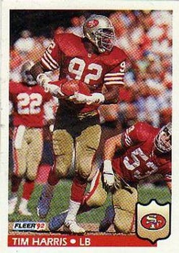#379 Tim Harris - San Francisco 49ers - 1992 Fleer Football