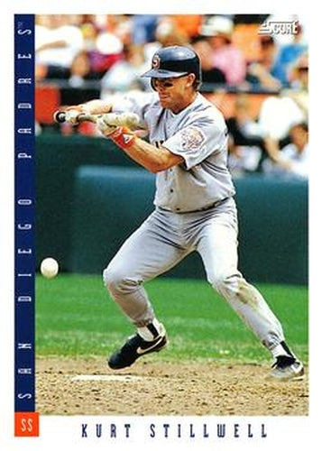 #379 Kurt Stillwell - San Diego Padres - 1993 Score Baseball