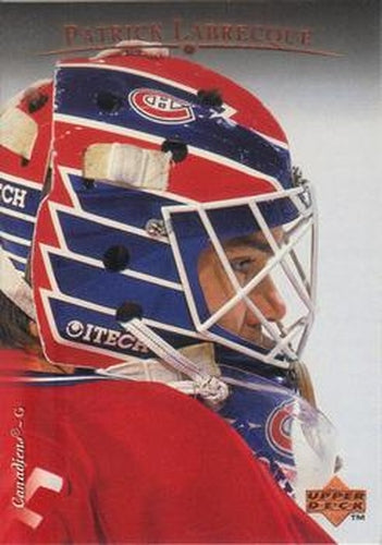 #379 Patrick Labrecque - Montreal Canadiens - 1995-96 Upper Deck Hockey