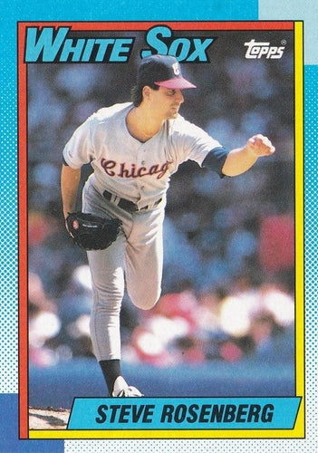 #379 Steve Rosenberg - Chicago White Sox - 1990 Topps Baseball