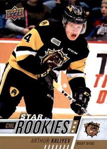 #379 Arthur Kaliyev - Hamilton Bulldogs - 2017-18 Upper Deck CHL Hockey