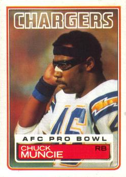 #379 Chuck Muncie - San Diego Chargers - 1983 Topps Football