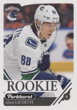 #379 Adam Gaudette - Vancouver Canucks - 2018-19 Parkhurst Hockey