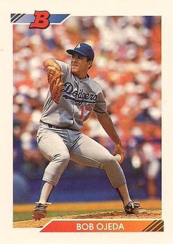 #379 Bob Ojeda - Los Angeles Dodgers - 1992 Bowman Baseball