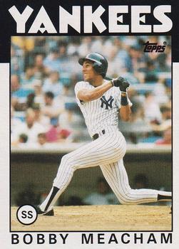 #379 Bobby Meacham - New York Yankees - 1986 Topps Baseball