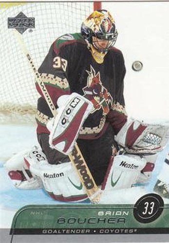 #379 Brian Boucher - Phoenix Coyotes - 2002-03 Upper Deck Hockey