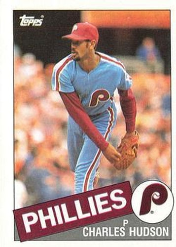 #379 Charles Hudson - Philadelphia Phillies - 1985 Topps Baseball