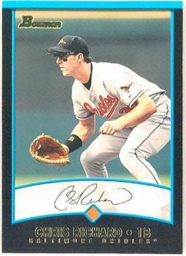 #379 Chris Richard - Baltimore Orioles - 2001 Bowman Baseball