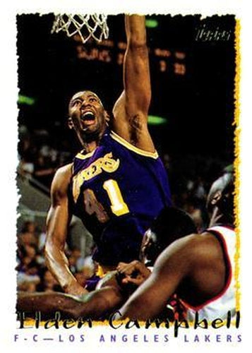 #379 Elden Campbell - Los Angeles Lakers - 1994-95 Topps Basketball