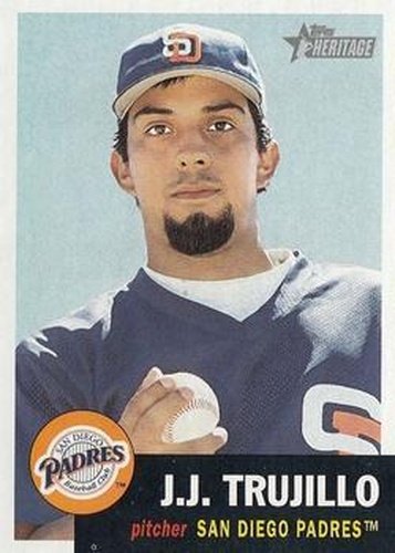 #379 J.J. Trujillo - San Diego Padres - 2002 Topps Heritage Baseball