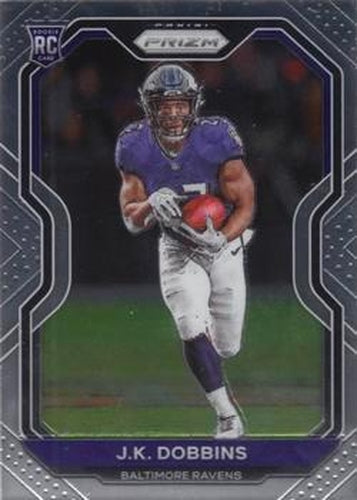 #379 J.K. Dobbins - Baltimore Ravens - 2020 Panini Prizm Football