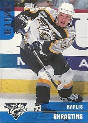 #379 Karlis Skrastins - Nashville Predators - 1999-00 Be a Player Memorabilia Hockey