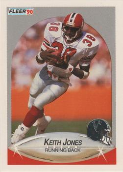 #379 Keith Jones - Atlanta Falcons - 1990 Fleer Football
