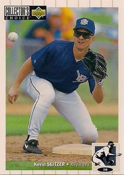 #379 Kevin Seitzer - Milwaukee Brewers - 1994 Collector's Choice Baseball