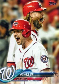 #379 Power Up Ryan Zimmerman / Jayson Werth - Washington Nationals - 2018 Topps Baseball