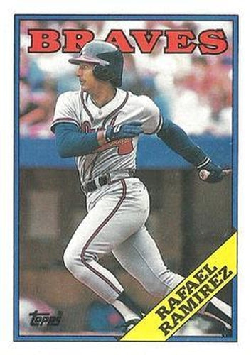 #379 Rafael Ramirez - Atlanta Braves - 1988 Topps Baseball