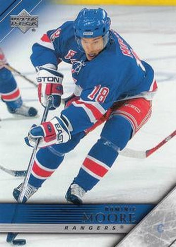 #379 Dominic Moore - New York Rangers - 2005-06 Upper Deck Hockey